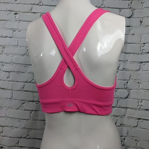 Victoria secret VSX Sports bra Pink Strike a Pose size medium - Picture 2 of 5